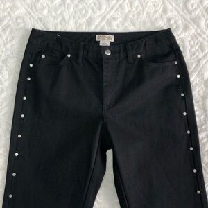 Michael Kors Black Studded Jeans – Size 6 – 100% Cotton – NWOT